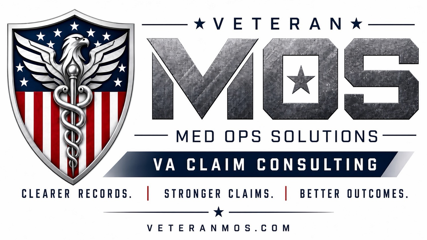 VeteranMOS — Med Ops Solutions. VA claim consulting. Clearer records. Stronger claims. Better outcomes.